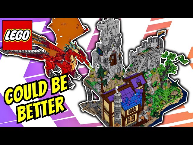 Special LEGO Dungeons & Dragons: Red Dragon's Tale 21348 | Speed Build