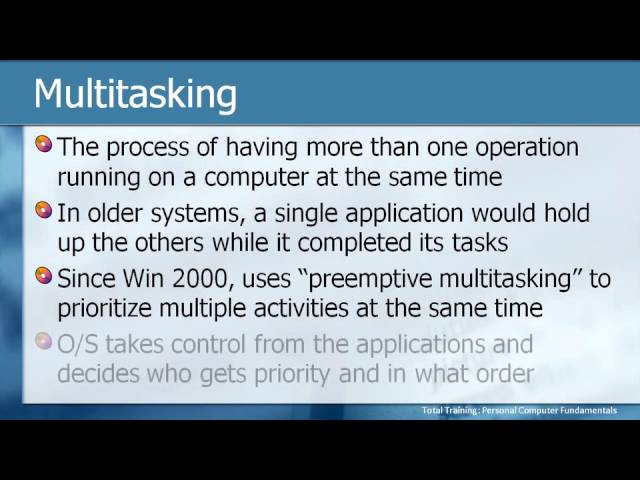 Learn Basic Multitasking Processor - Personal Computer Tutorial