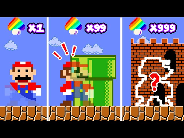 Super Mario Bros. But Every Seed Makes Mario Invisible! | 2TB STORY GAME