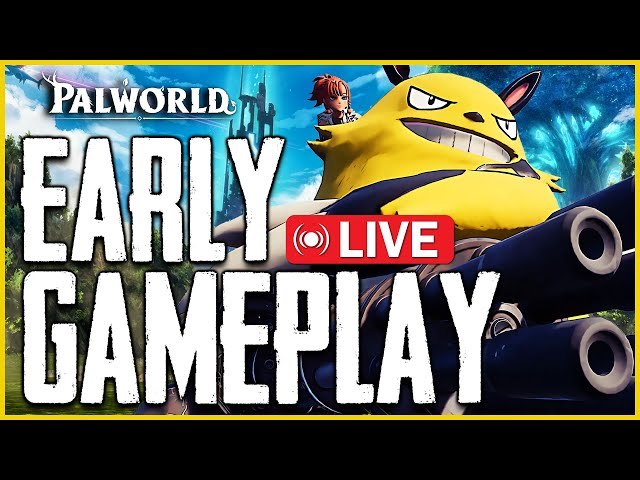 Playing PALWORLD Now - Early Access Gameplay