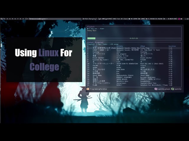 Using Linux For College | Productivity Workflow