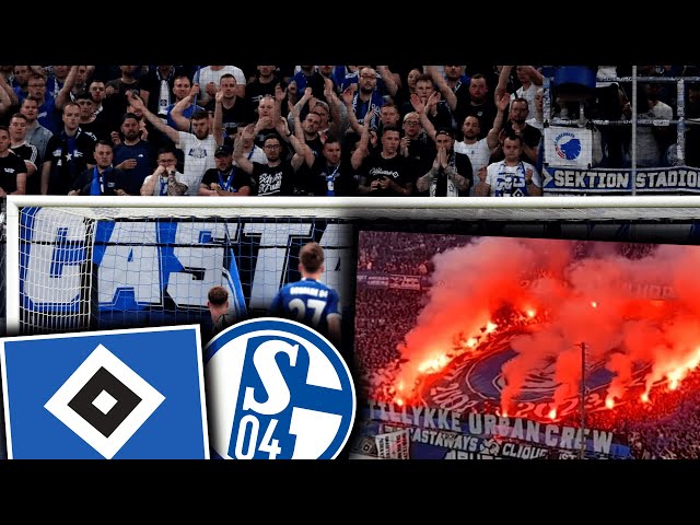 Ultras im Stau, Pyro-Choreo & Spektakel-Spiel! (HSV - Schalke 5:3)