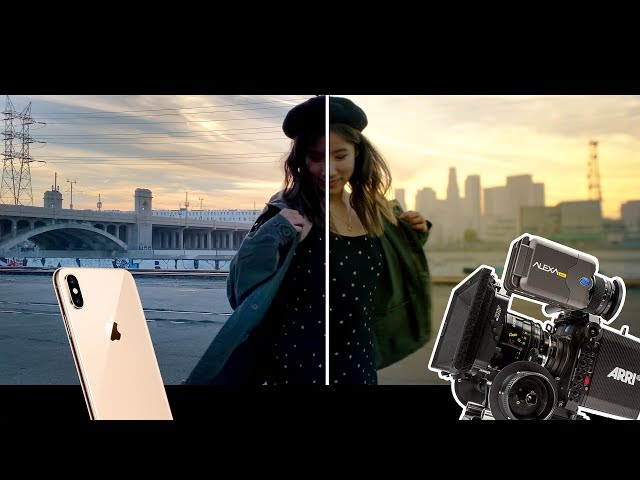 iPhone XS Max vs Hollywood Movie Cameras Red & Arri
