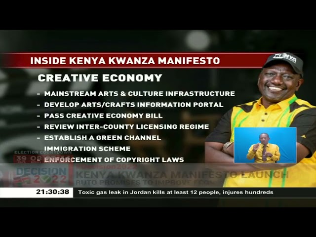 A summary of the Kenya Kwanza manifesto | Front and Cantre