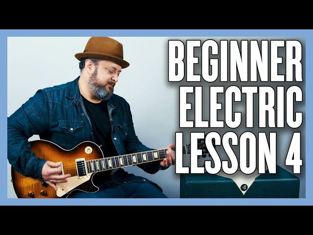 Beginner Electric Guitar Lesson 4 - Open Chords