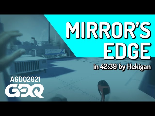 Mirror's Edge by Hekigan in 42:39 - Awesome Games Done Quick 2021 Online