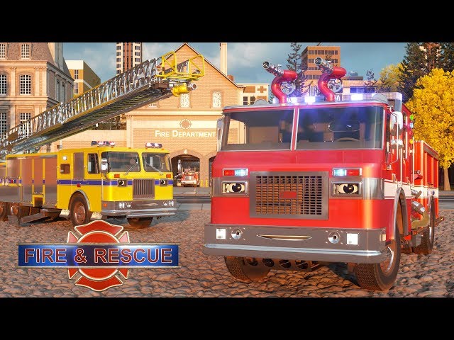 William Watermore the Fire Truck - Real City Heroes (RCH) | Videos For Children