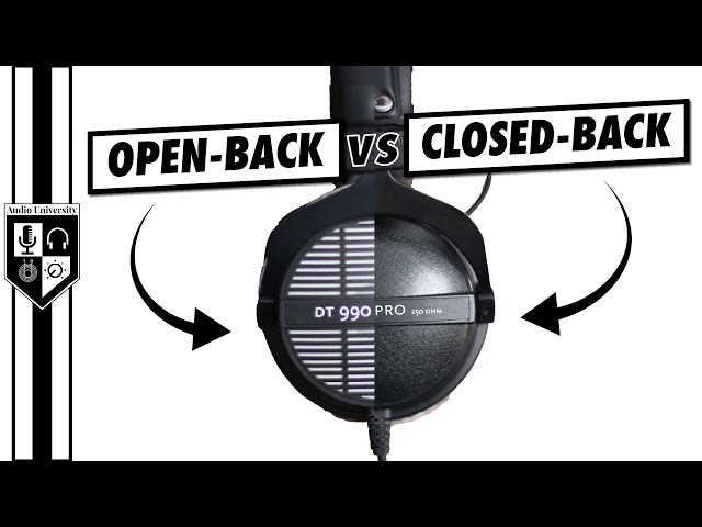 Open-Back vs Closed-Back Headphones for Music Producers, Audiophiles, & Engineers