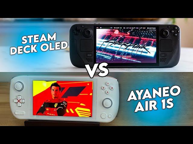 Steam Deck OLED vs AYANEO Air 1S |  Which Handheld Should You Pick?