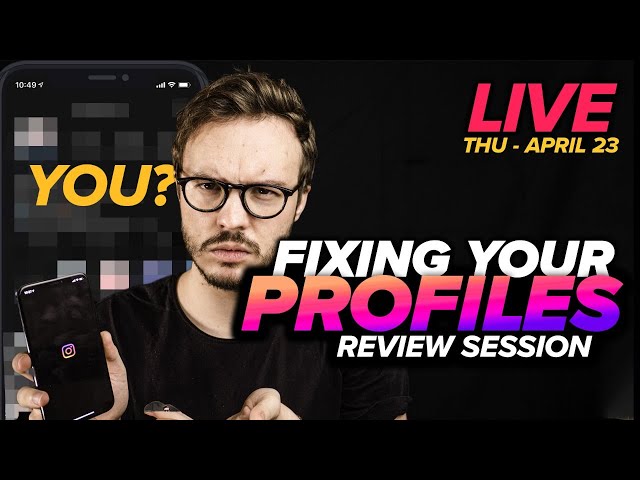 Get Your Instagram Reviewed - LIVE (+Q&A)