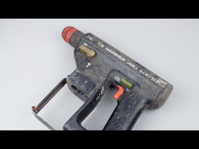 Panasonic EZ6810 electric hammer dismantled and refurbished to assemble 24V lithium battery