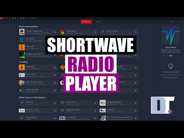 Shortwave Internet Radio Player For Linux