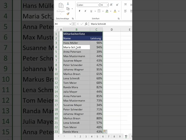 Werte AUTOMATISCH farblich hervorheben #Excel #tutorial