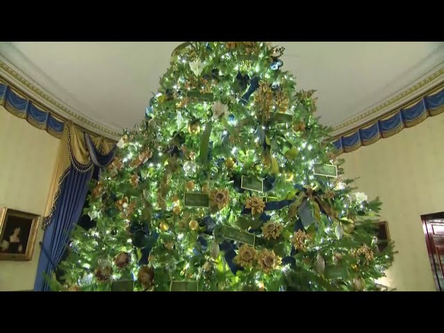 Here is a closer look at the 2019 White House Christmas decorations