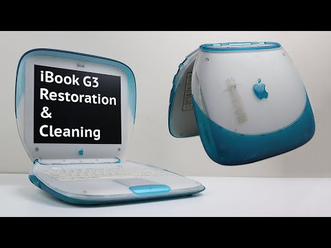 Vintage Apple iBook G3 Saved From E-waste - Restored And Cleaned