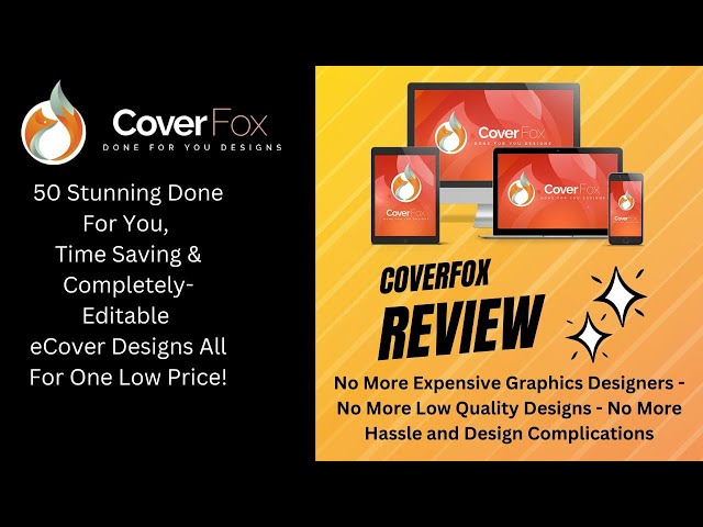 CoverFox Review | Finally! Your Ecover Design Solution is Here...