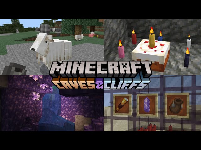10 New things added in minecraft 1.17 Caves & Cliffs Update
