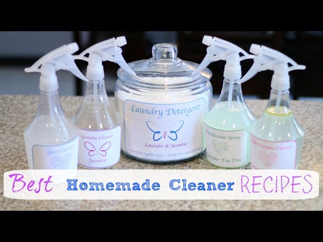 How to make the Best Homemade Cleaners!