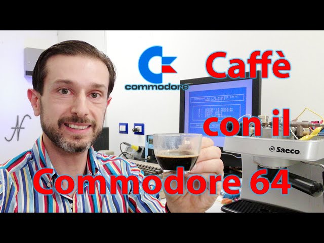 Coffee machine controlled by Commodore 64 (v 1.0)