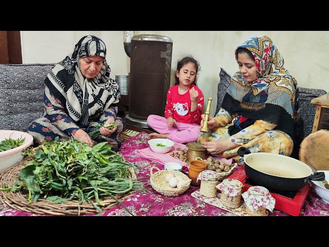 Real Life In An Azerbaijani Rural!100 years old recipe taught by my mother! Rural food