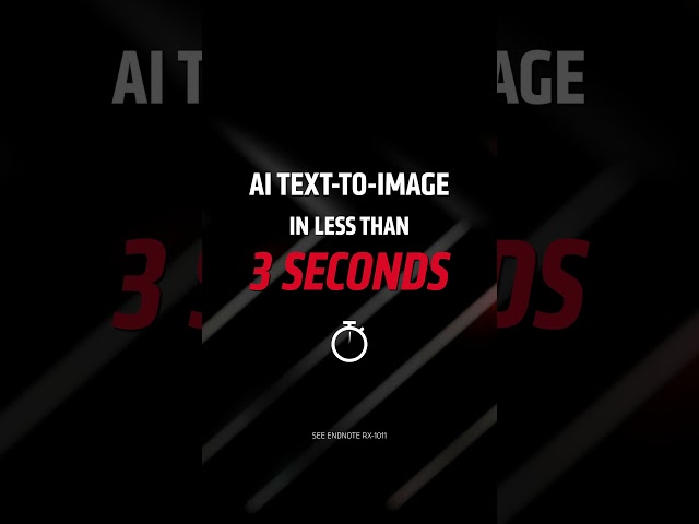 AI Text to Image on AMD Radeon