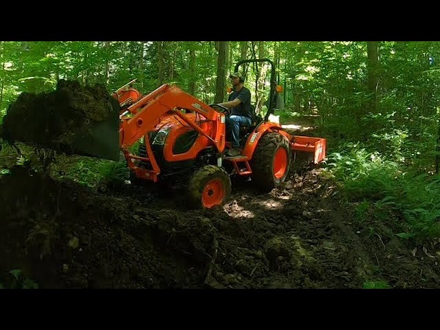 #31 Clearing an Old Logging Trail with Kioti CK3510