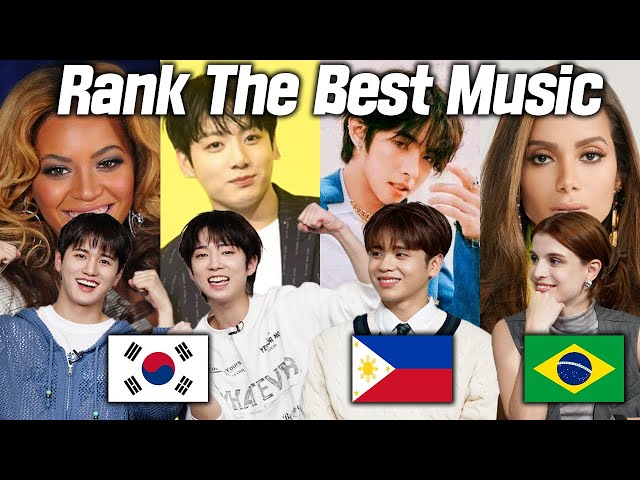 Which Country Has The Best Music? l Korea, Brazil, India, The Phillippines Japan l Rank - IT