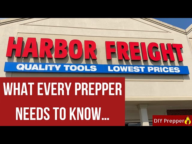 Best Prepper and Survival Items at Harbor Freight
