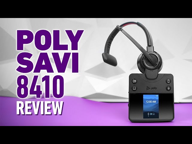 Poly Savi 8410 Office: Headset got a brand new base