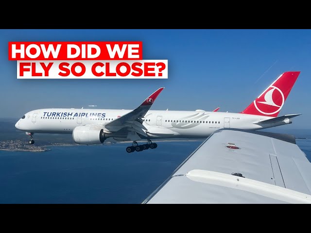 Air to Air Flight with Turkish Airlines A350 and B787
