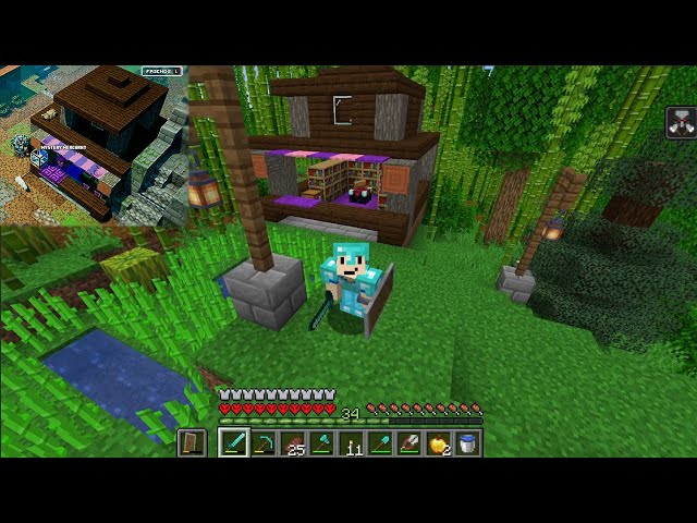 Building The Mystery Merchant Stand In Minecraft Hardcore!