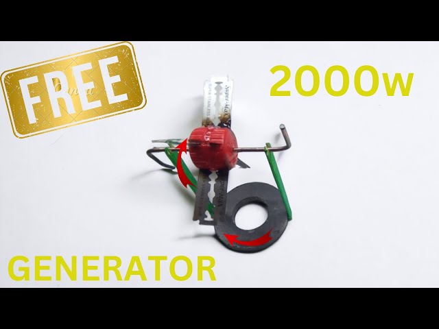 Building a Generator That Produces Real Electricity! Is it Possible or Not?