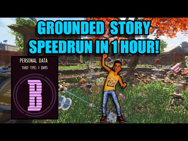 Beating Grounded in 1 Hour! || Any% Speedrun in 1:02:00.81 ||