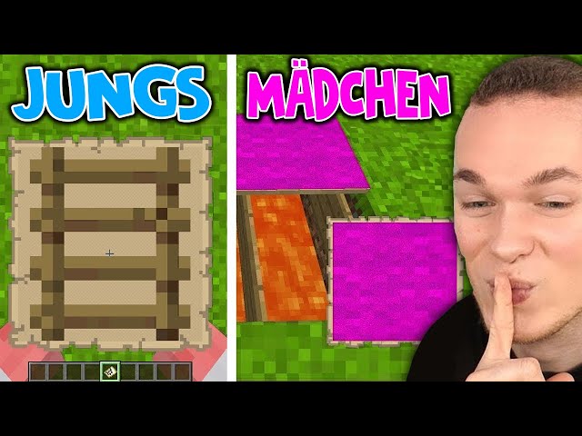 JUNGS vs. MÄDCHEN in Minecraft!