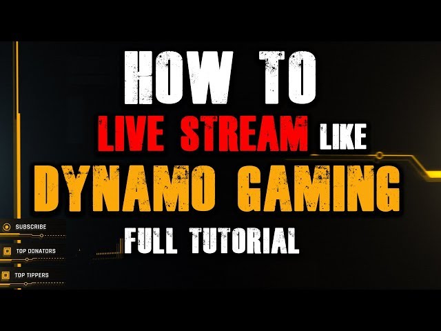 How To Stream Like Dynamo Gaming in SLOBS. Music, Alerts - Full Tutorial - Hindi