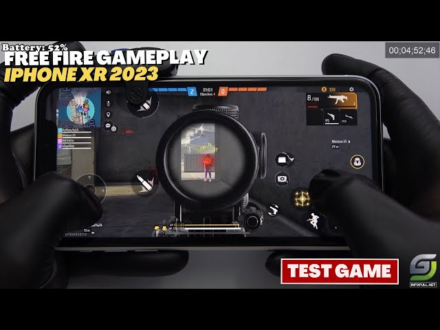 iPhone XR Free Fire Gameplay 2023