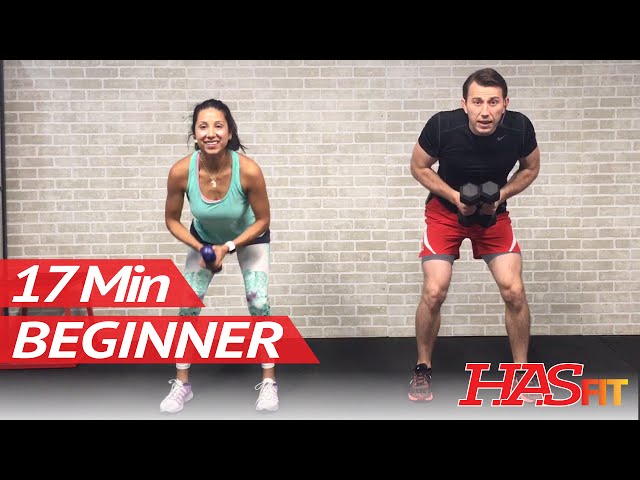 17 Min Strength Training Workout for Beginners - Beginner Workout Routine at Home for Women & Men