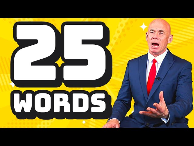 TOP 25 BEST WORDS for JOB INTERVIEWS! (How to PREPARE for a JOB INTERVIEW!)