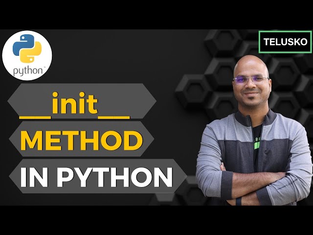 #50 Python Tutorial for Beginners | __init__ method