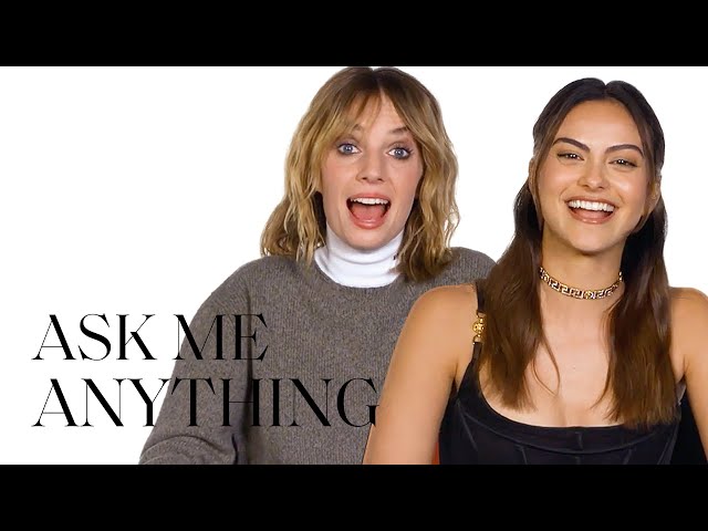 Camila Mendes & Maya Hawke Talk Astrology, Love Languages, and 'Do Revenge' | Ask Me Anything | ELLE