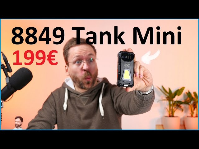 8849 Unihertz Tank Mini: Kleines Smartphone mit absurder Laufzeit & Mitteklasse Technik /Moschuss.de