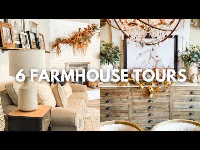 6 Fall Antique Farmhouse Home Tours (Music Only)