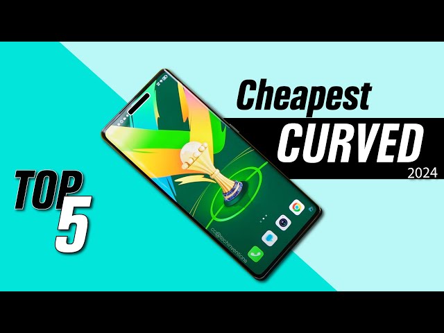 TOP 5 : Cheapest Curved Display Phones 2024 |#roundedg #curveddisplaybudget #newbudget #budget2024