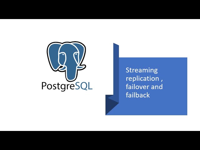 postgresql streaming replication , failover and failback #postgresql #opensource #postgres