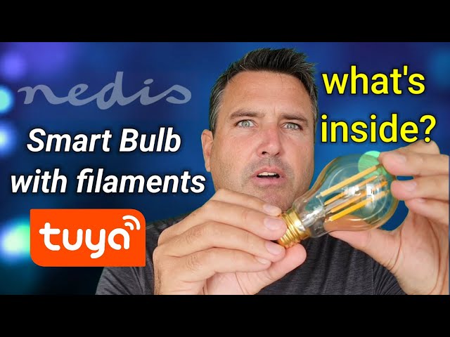 Nedis Filament Smart Bulb set-up & teardown reverse engineering #nedis #tuya #reverseengineering