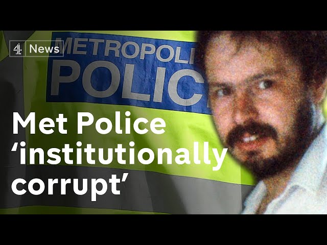 Daniel Morgan murder: Met Police 'institutionally corrupt', says report