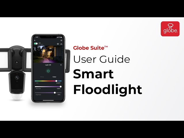 Smart Floodlight Security Camera – Set Up and User Guide | Globe Smart Home