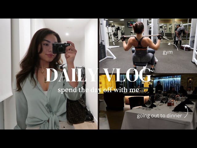 VLOG: spend the day off with me