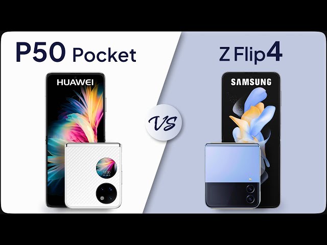 Huawei P50 Pocket vs Galaxy Z Flip4 Comparison | Mobile Nerd
