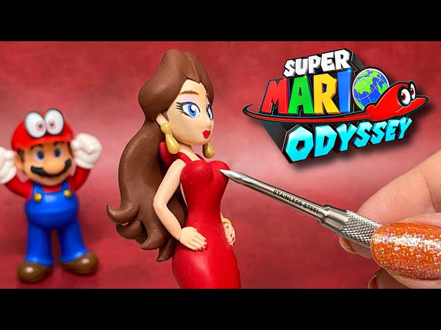 Making Pauline from Super Mario Odyssey | Polymer Clay